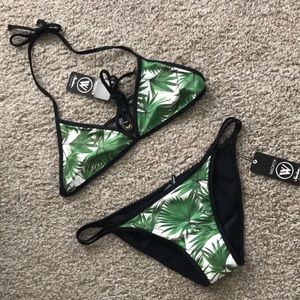 NWT Wildfox 2 piece bathing suit